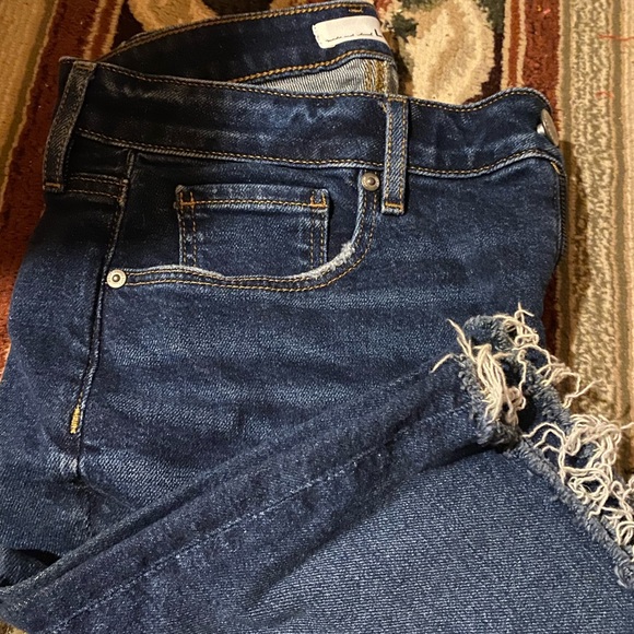 LOFT Pants - LOFT Dark Blue Denim Shorts